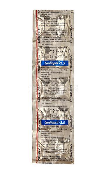 Cardiopril 2.5mg Capsule 10'S