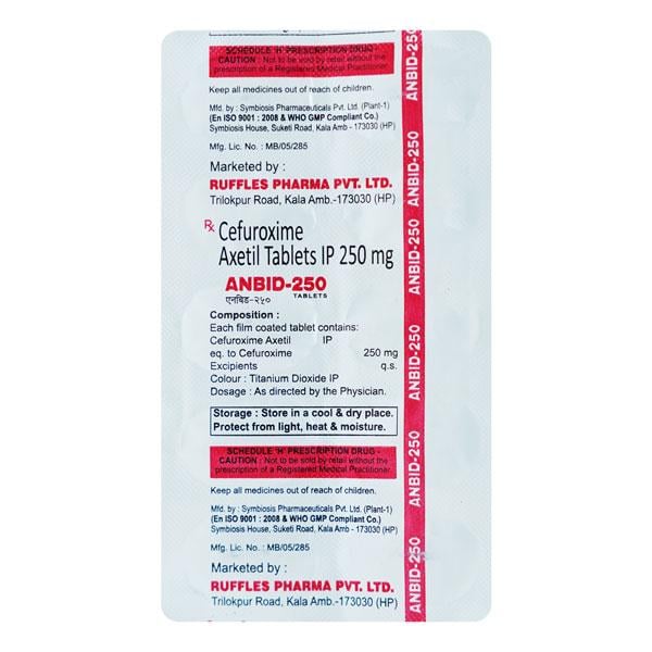 Anbid 250Mg Tablet 10's