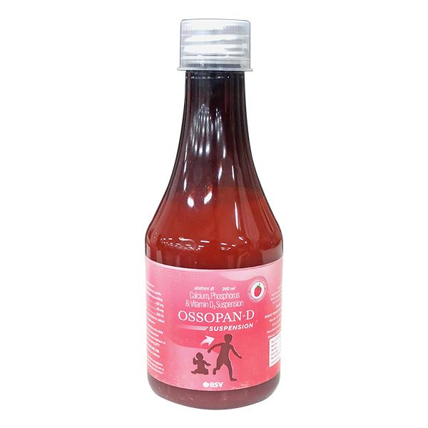 OSSOPAN D STRAWBERRY FLAVOUR Suspension 200ml