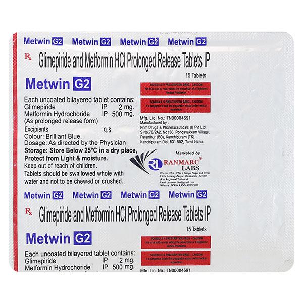 METWIN G 2 Tablet 15's