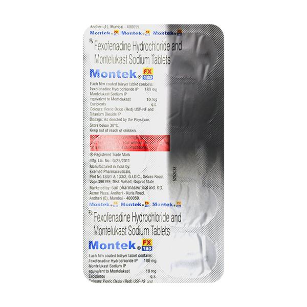 MONTEK FX 180 Tablet 10's