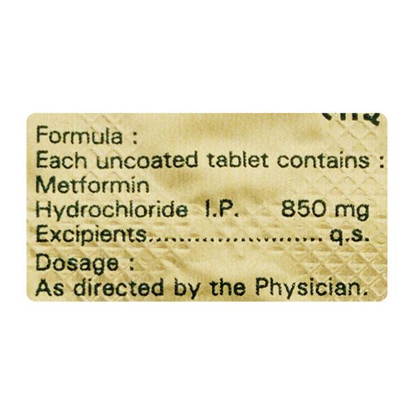 Glyciphage 850mg Tablet 10'S
