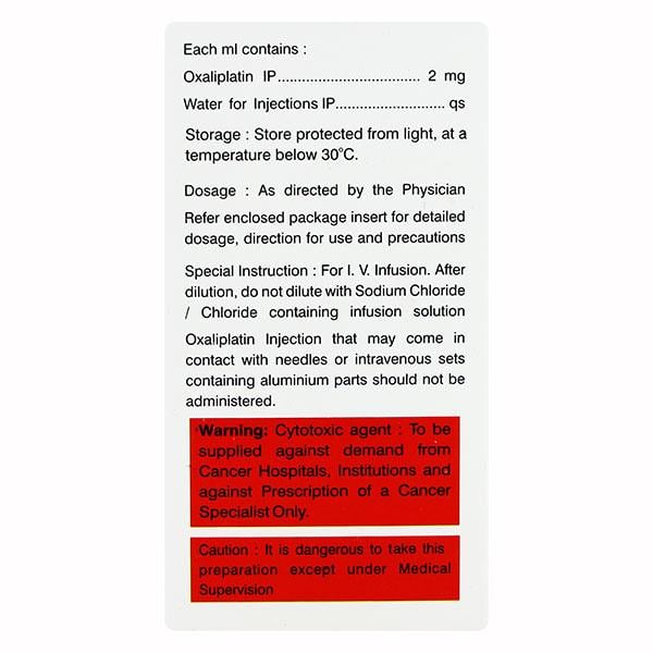 Oxaltero 100mg Injection 1'S