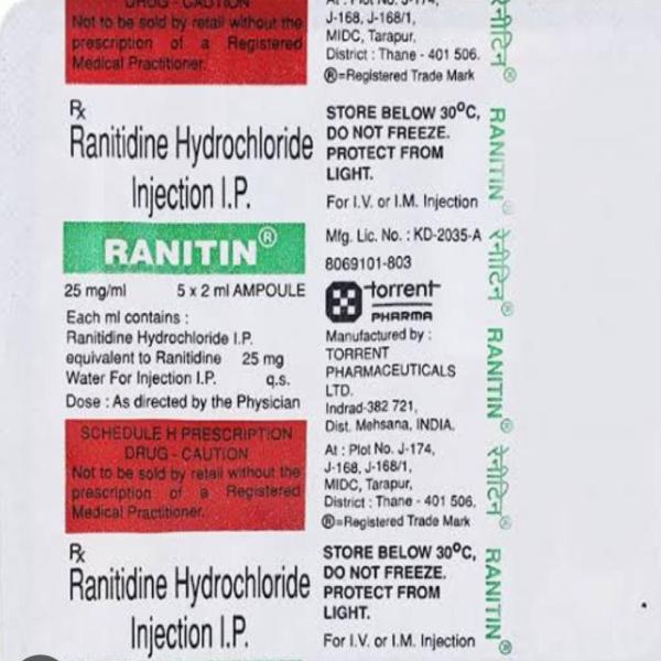 Ranitin Injection 5X2ml