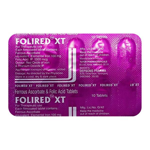 FOLIRED XT Tablet 10's
