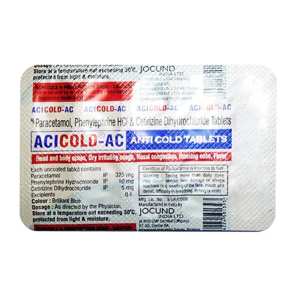 ACICOLD AC Tablet 10's