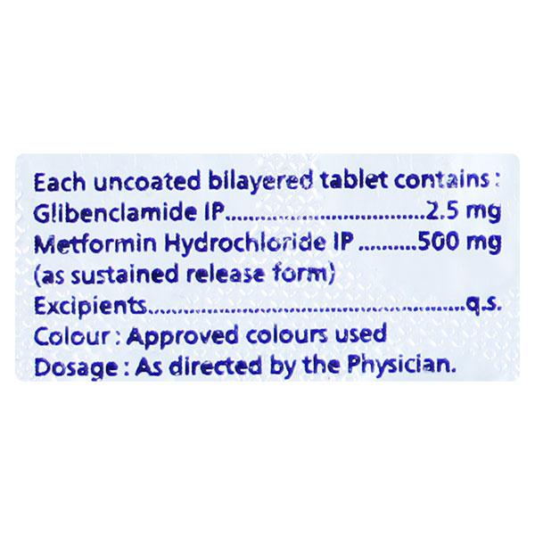 GLIBEKIND M 2.5 Tablet 10's