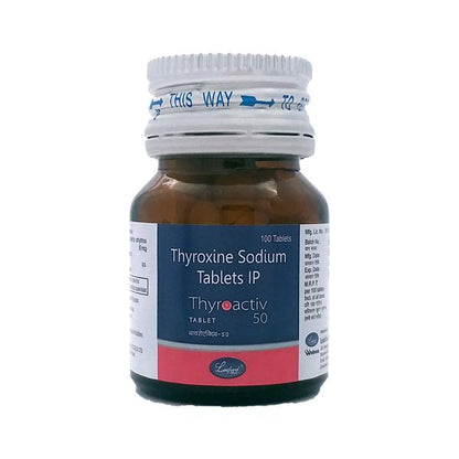 Thyroactiv 50mcg Tablet 100'S
