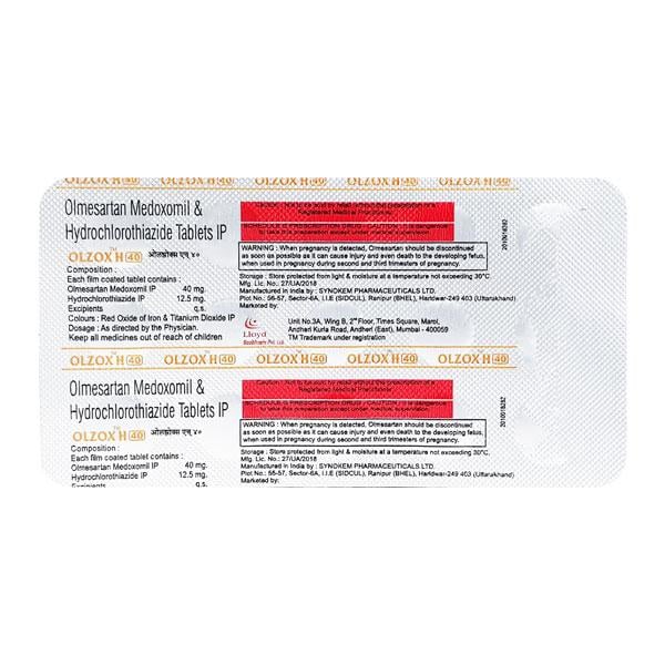 OLZOX H 40 Tablet 15's