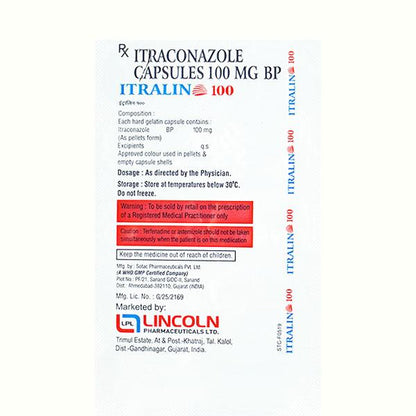 Itralin 100Mg Capsule 10's
