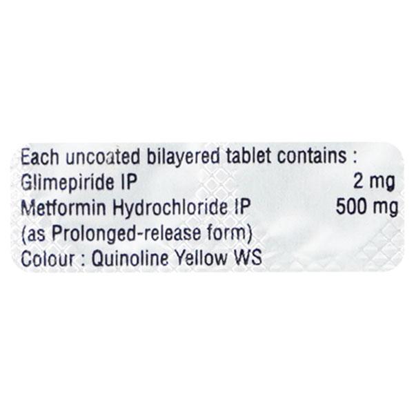 GLIMSTIN M 2mg Tablet 15's