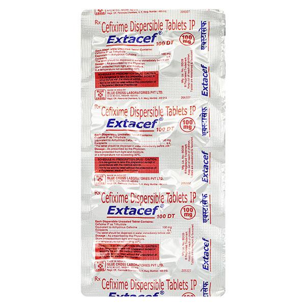 Extacef DT 100mg Tablet 10'S