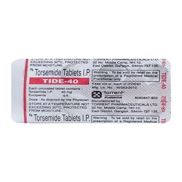 Tide 40mg Tablet 10'S