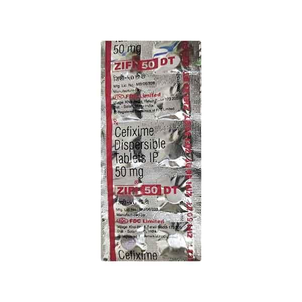 Zifi DT 50mg Tablet 10'S
