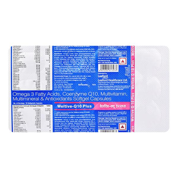 WELTIVE Q10 PLUS Softgel Capsule 10's