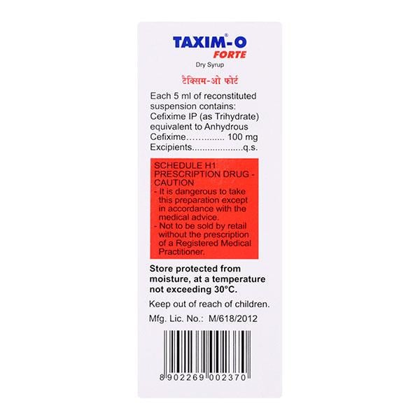 Taxim O Forte Dry Syrup 30ml