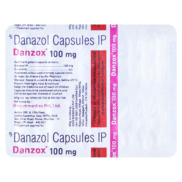DANZOX 100mg Capsule 10's