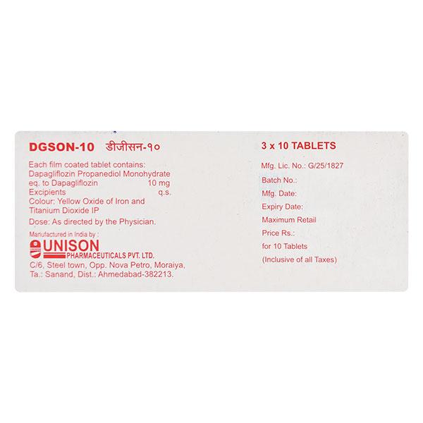 DGSON 10 Tablet 10's