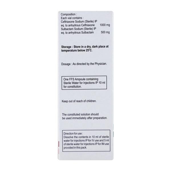 Mahacef SB Injection 1.5gm