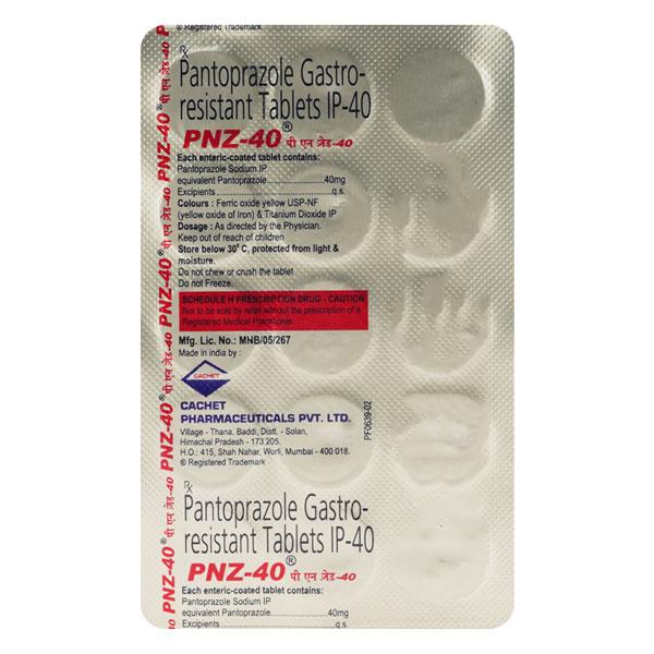 PNZ 40mg Tablet 15'S