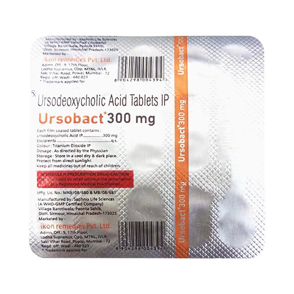 URSOBACT 300mg Tablet 15's