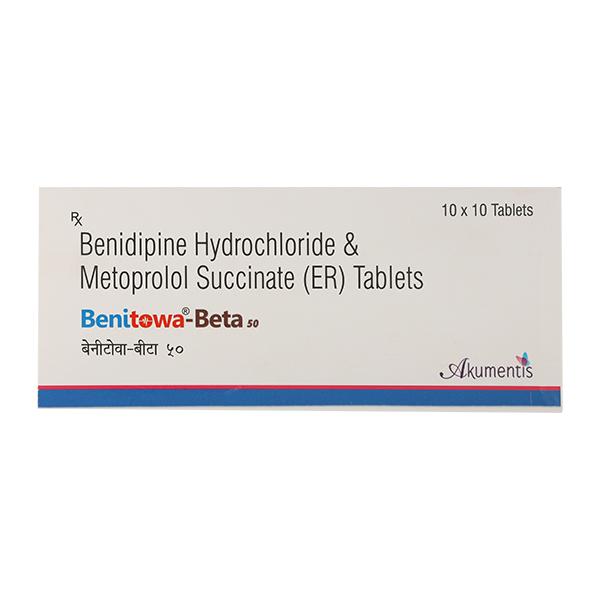 Benitowa Beta 50mg Tablet 10'S