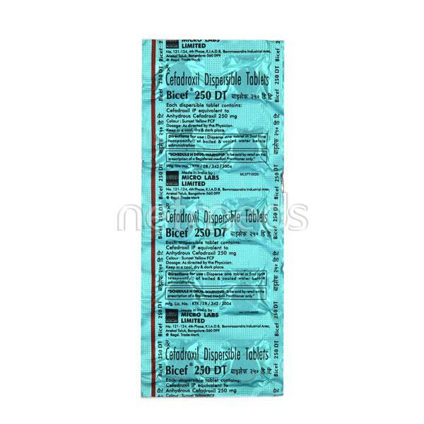 Bicef DT 250mg Tablet 10'S