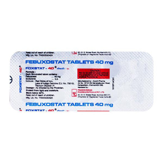 Foxstat 40mg Tablet 10'S