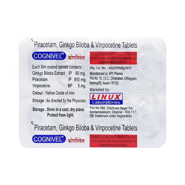 Cognivel Tablet 10'S