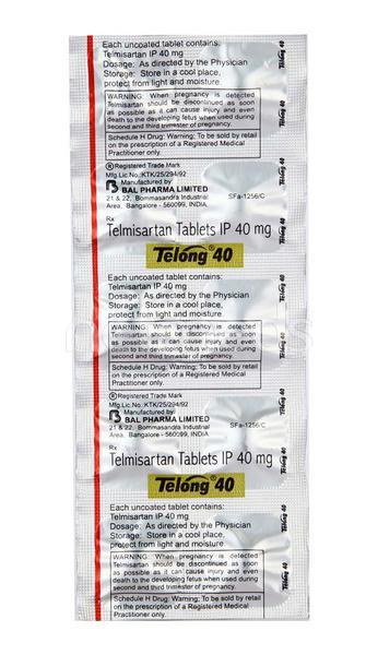Telong 40mg Tablet 10'S