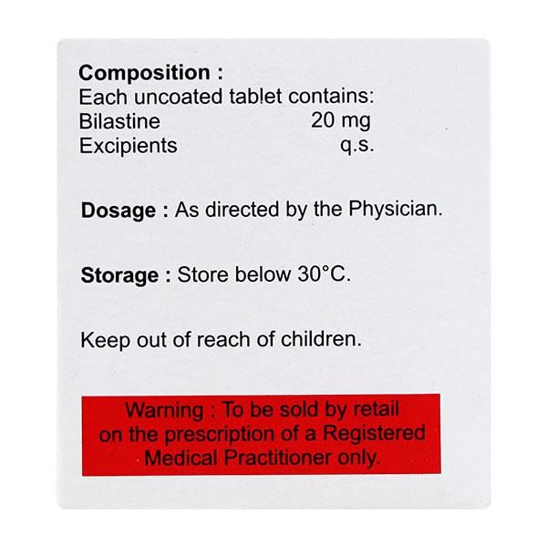 BILANTA 20mg Tablet 10's