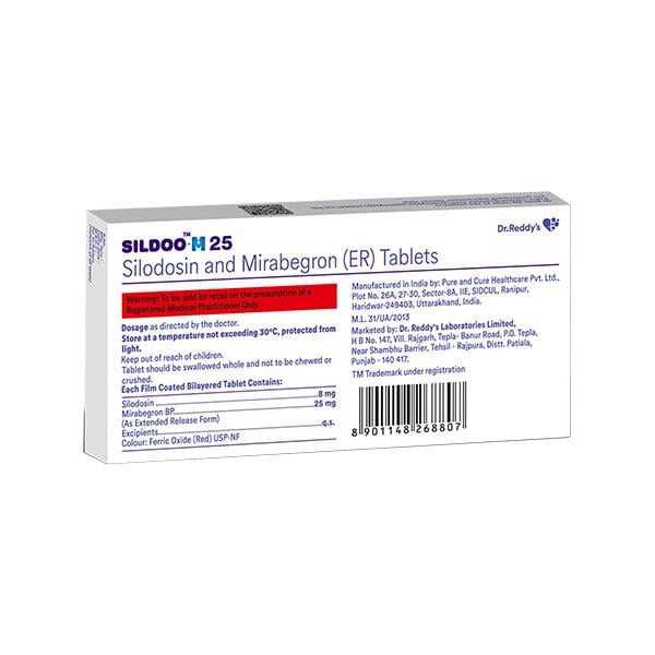 SILDOO M 25 Tablet 10's