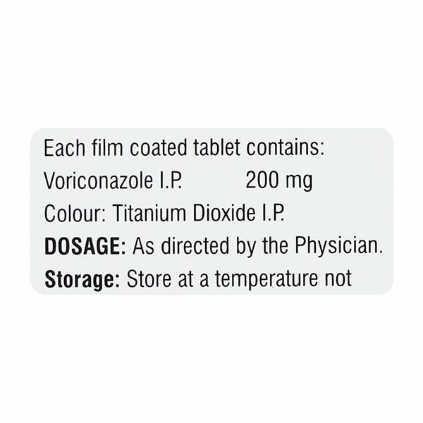 Vorizol 200mg Tablet 4'S