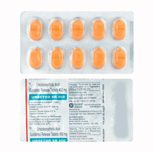 Ursetor SR 450mg Tablet 10'S