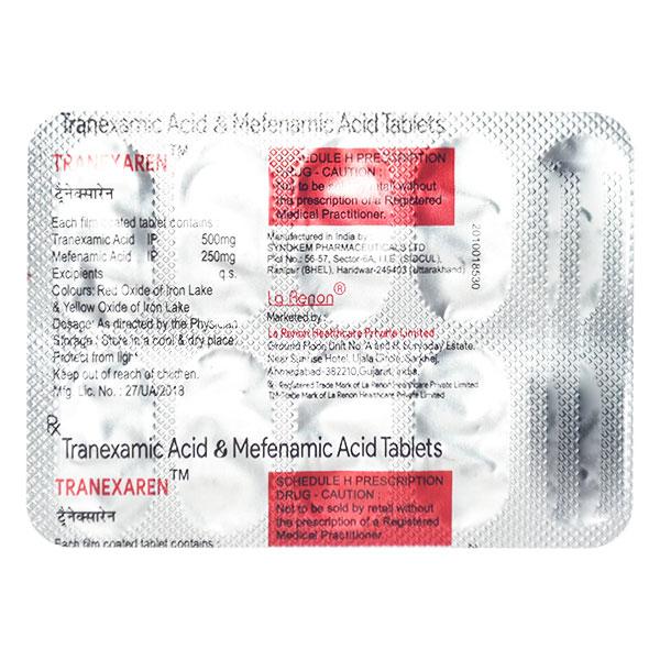 TRANEXAREN Tablet 10's