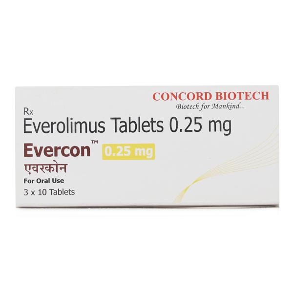 EVERCON 0.25mg Tablet 10's