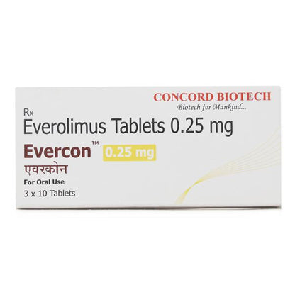 EVERCON 0.25mg Tablet 10's