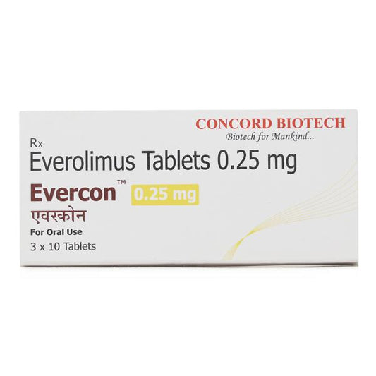 EVERCON 0.25mg Tablet 10's
