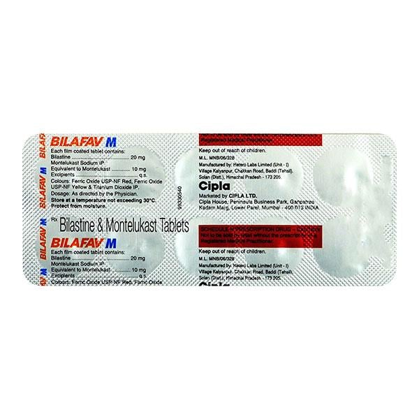 BILAFAV M Tablet 10's