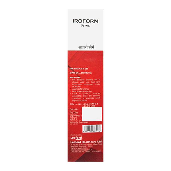 IROFORM ORANGE FLAVOUR Syrup 200ml