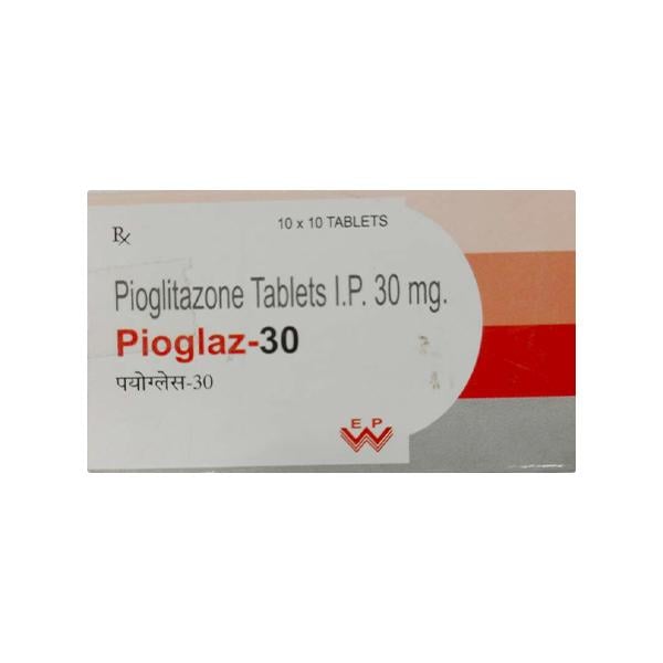 Pioglaz 30mg Tablet 10'S