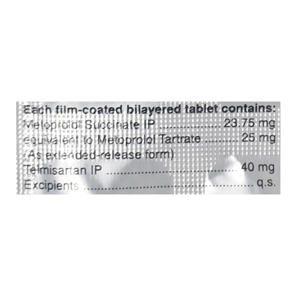 Metolar TL 25mg Tablet 10'S