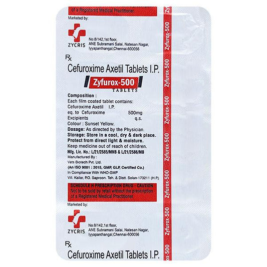 ZYFUROX 500 Tablet 10's