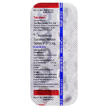 VELAX SR 37.5mg Tablet 10's