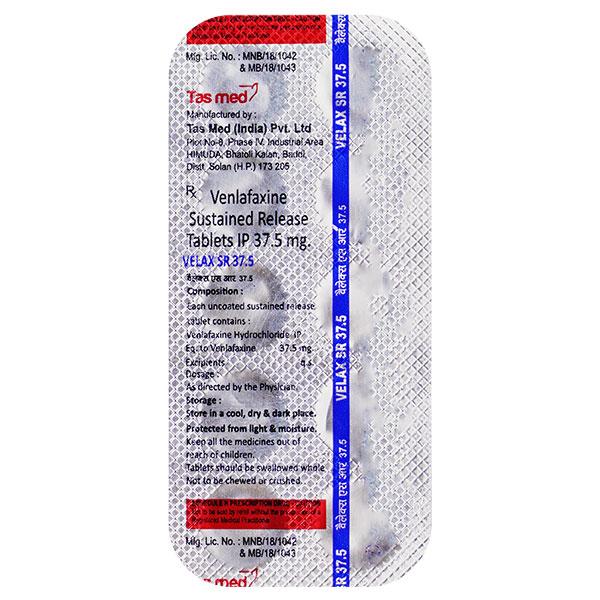 VELAX SR 37.5mg Tablet 10's