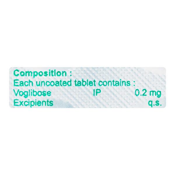 ZARBOSE 0.2 Tablet 10's