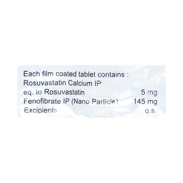 Lipirose F 5mg Tablet 10'S