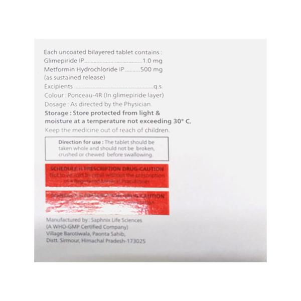GLYCINOVA G 1 Tablet 15's