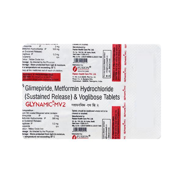 Glynamic Mv 2Mg Tablet 10's