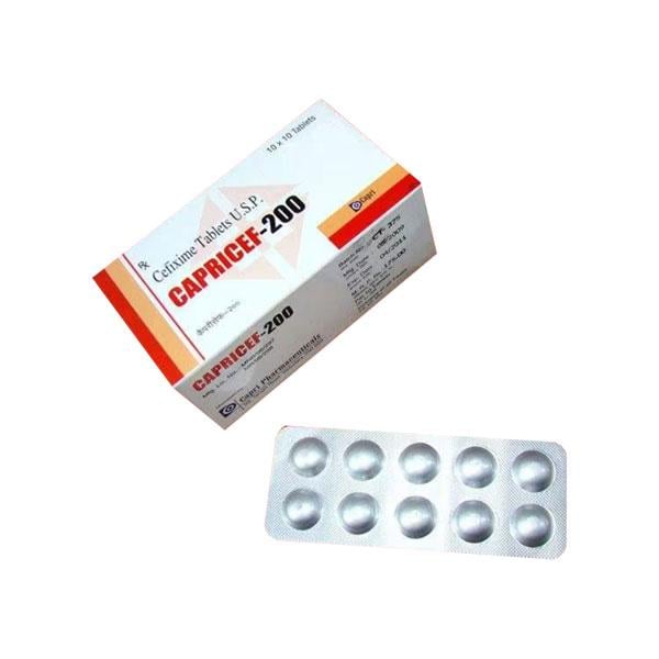 CAPRICEF 200 Tablet 10's